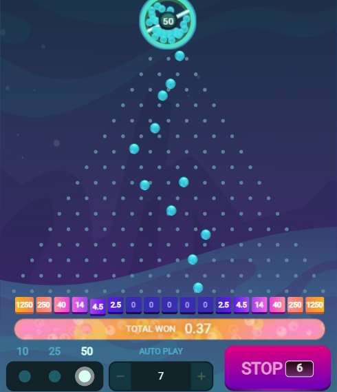  Plinko o'yinining versiyalaridan biri